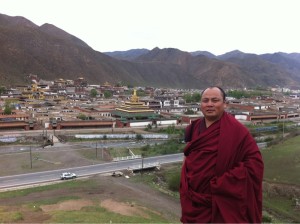 Jigme Gyatso, who assisted film-maker Dhondup Wangchen, for his documentary film ‘Leaving Fear Behind’ in 2008. (File Photo)